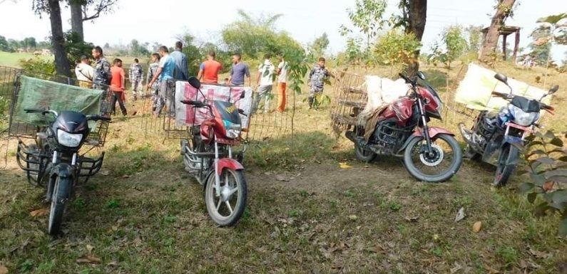 भारतबाट अबैध रुपमा ल्याउँदै गरेका १० क्विन्टल कुखुरा बरामत