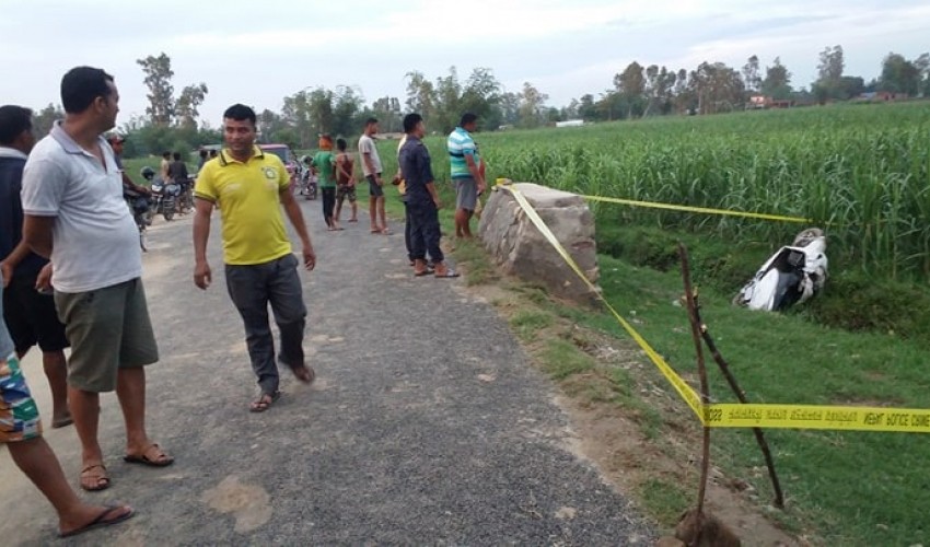 कञ्चनपुरको बेलौरीमा स्कुटर दुर्घटनामा हुँदा दुई जना भारतियको मृत्यु