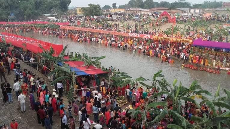 आजदेखि छठ पर्व शुरू , पहिलो दिन अरबा–अरबाइन