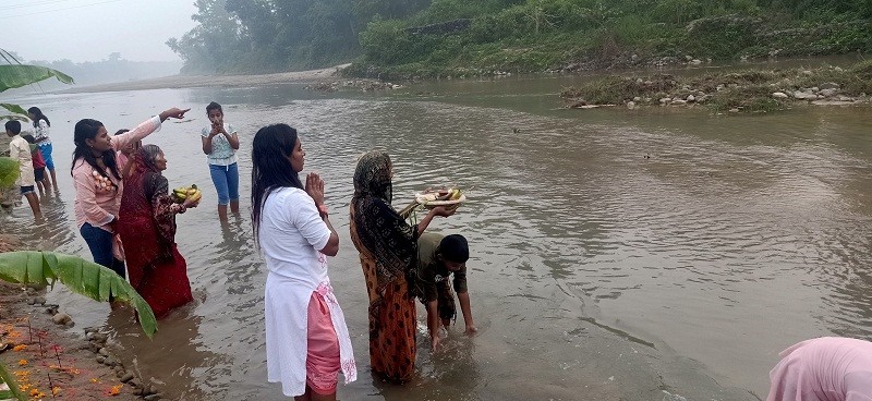 तिहार पछि हर्षोल्लासका साथ मनाइने छठ पर्वको तयारी शुरु