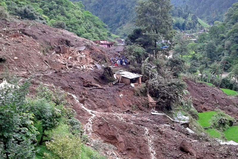 बझाङ पहिरो अपडेट : ६ जनाको शब फेला,१  जना अझै बेपत्ता