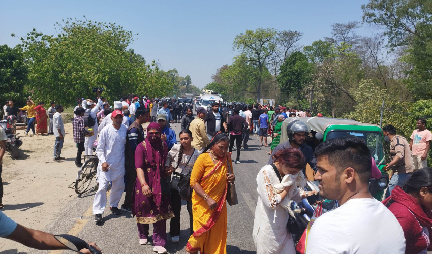 मालाखेतीमा सुत्केरी मृत्यु प्रकरणः माग सम्बोधन नभएसम्म शव नउठाउने अडान