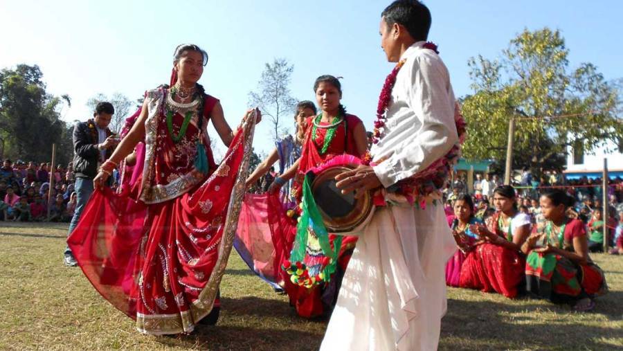 कञ्चनपुरको शुक्लाफाँटाका थारु समुदायले माघी पर्वमा ३ दिन सार्वजनिक बिदाको माग