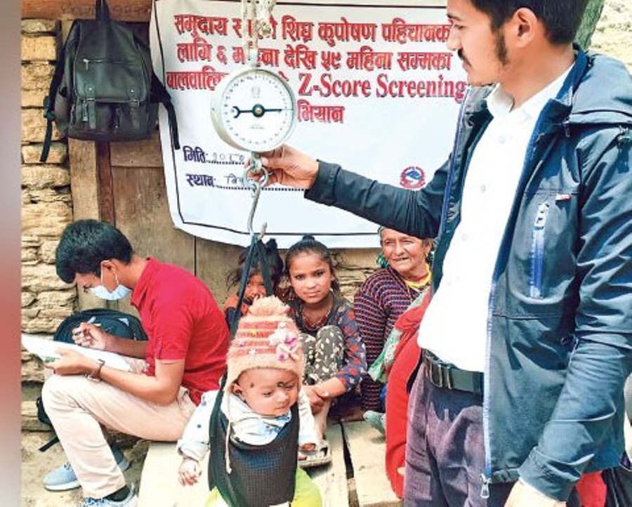 बैतडीमा कुपोषित बालबालिकाको सङ्ख्या बर्सेनि बढ्दै