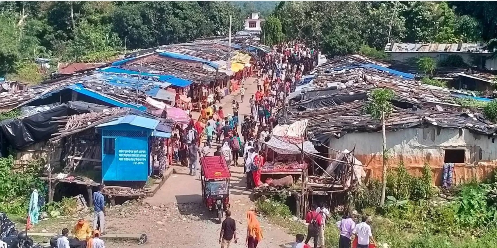 मेलामाथि निर्भर कञ्चनपुरको पुरानो ऐतिहासिक ब्रह्मदेव बजार