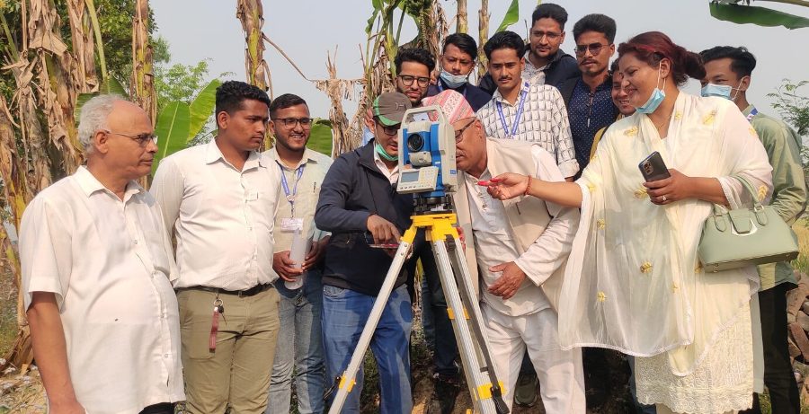 कैलालीको गोदावरीमा भूमिहीनको जग्गा नापीको काम सुरु