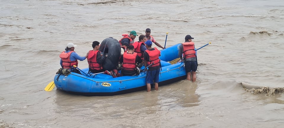 कैलालीमा माछा मार्न गएका बेला बेपत्ता भएका ३ जनाको खोजी हुदै 