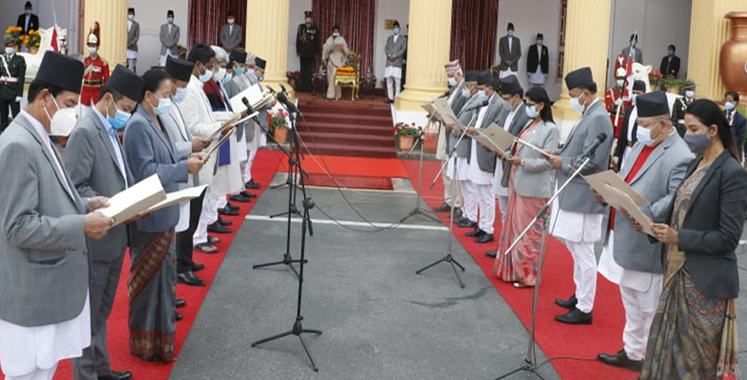 प्रधानमन्त्री ओलीले गरे मन्त्रिपरिषद् गठन