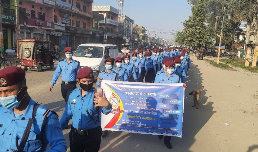 ११२औं अन्तराष्ट्रिय नारी दिवसको अवसरमा धनगढीमा र्‍याली