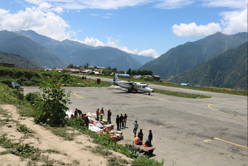 हुम्लामा पाँच दिनदेखि हवाई सेवा अवरुद्ध