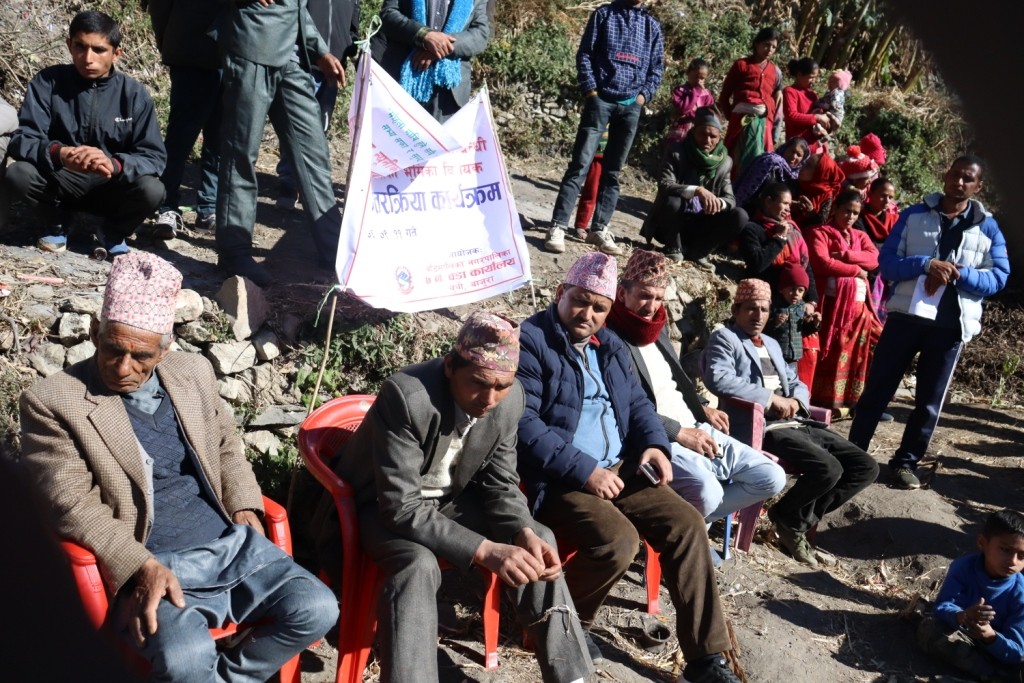 बाजुरामा धामीले नै छाउपडी नमान्ने प्रतिबद्धता जनाए