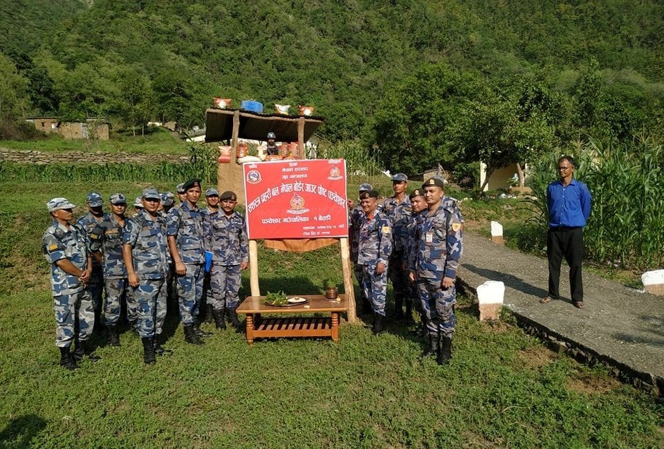 बैतडीको पञ्चेश्वरमा सशस्त्र प्रहरीको सीमा निगरानी चौकी (बिओपी) स्थापना