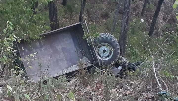 दार्चुलामा टेक्टर दुर्घटना हुदा एक जनाको मृत्यु , पाँच जना गम्भीर घाइते