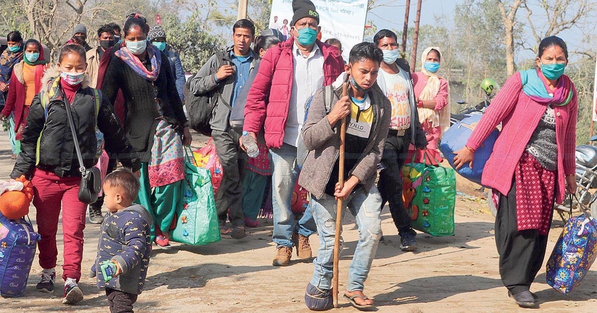 सुदूरपश्चिमबाट लकडाउन यता १ लाख ८० हजार मानिस भारत गए