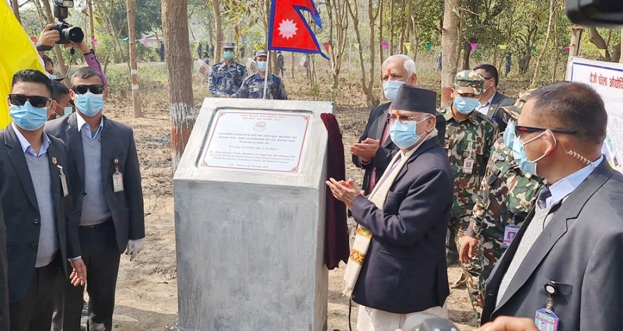 प्रधानमन्त्री ओलीद्धारा कञ्चनपुरको दैजी-छेला औद्योगिक क्षेत्रको शिलान्यास