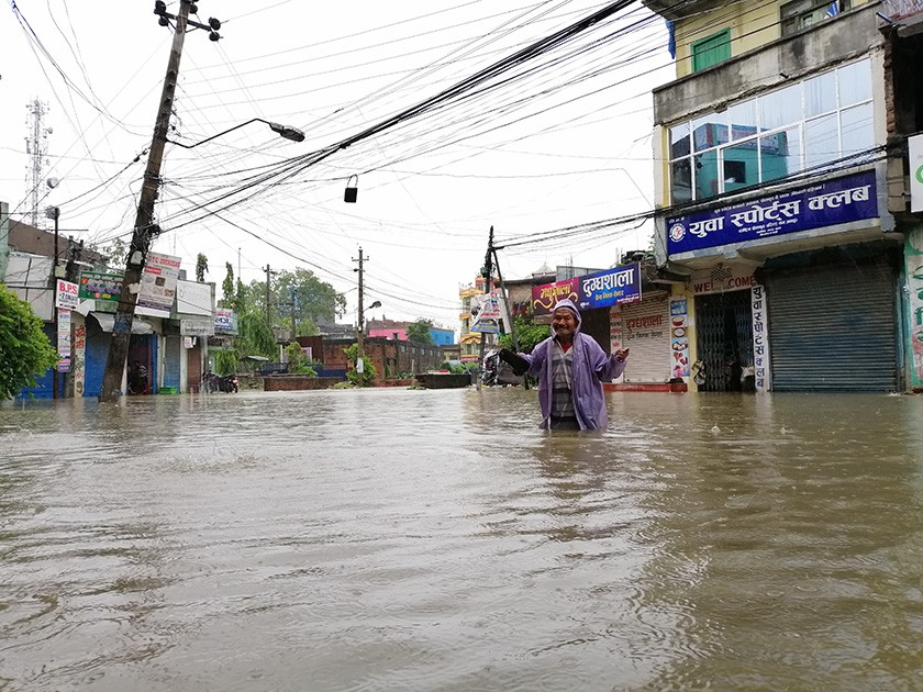 अविरल वर्षा आइतबार रातिसम्म जारी रहने