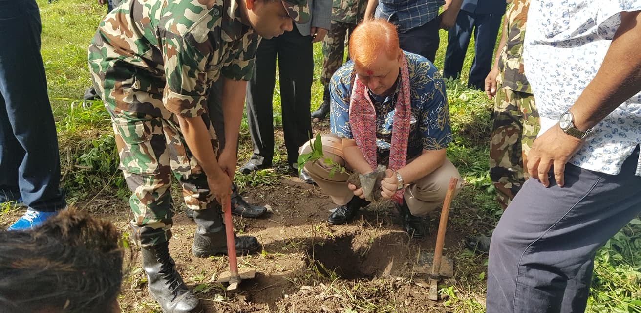 सुदुरपश्चिम प्रदेशको राजधानी गोदावरीमा  वृक्षारोपण