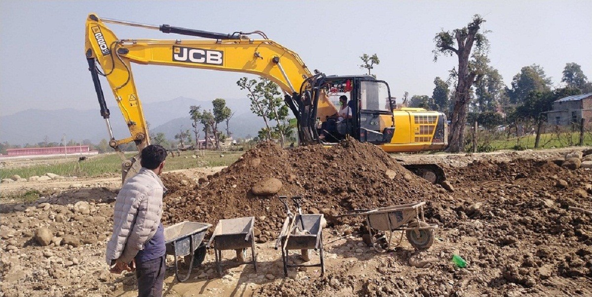 लकडाउनले गोदावरी नगरपालिकाको भवन निर्माणको काम प्रभावित