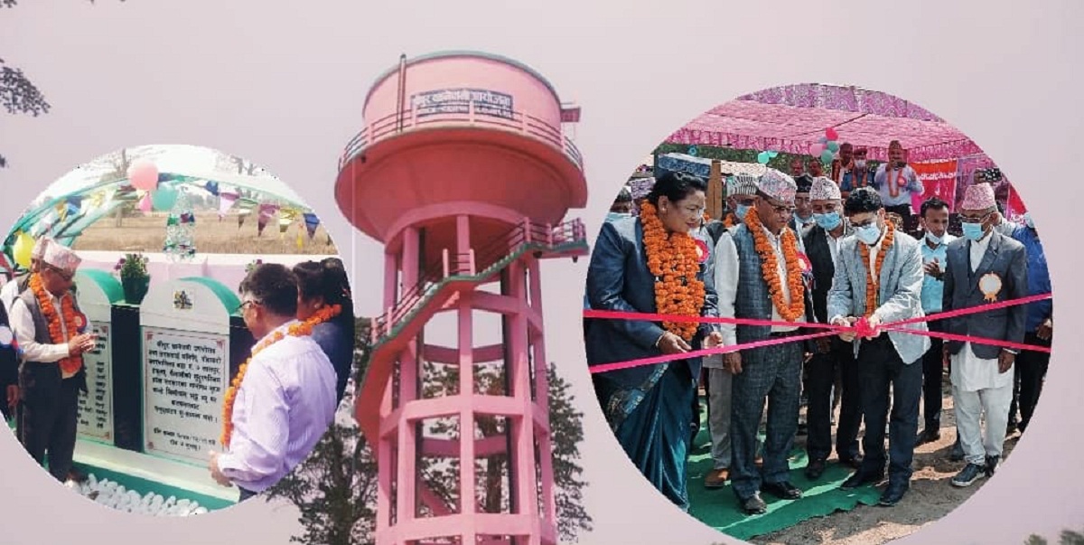 गर्मीयाममा सधै खडेरी पर्ने लालपुरमा अब घर घरमा शुद्ध खानेपानी, स्थानियहरु खुसी