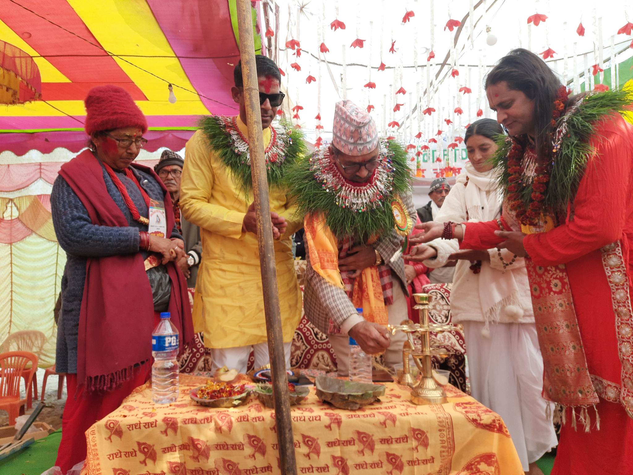 कैलालीको स्याउलेमा श्रीमदभागवत सप्ताह ज्ञान महायज्ञ सुरु