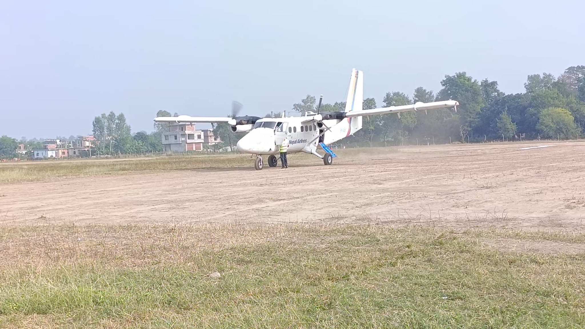 कैलालीको टीकापुर विमानस्थलमा  सोमबार परीक्षण उडान