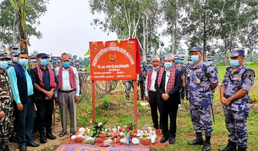 दोधारा चाँदनीमा सशस्त्र प्रहरीको बीओपी उद्घाटन