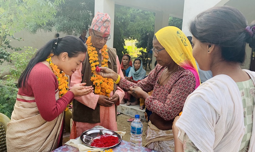 गृह जिल्ला कञ्चनपुरमा घरदैलो कार्यक्रममा जुटिन पूर्व मन्त्री बिना मगर