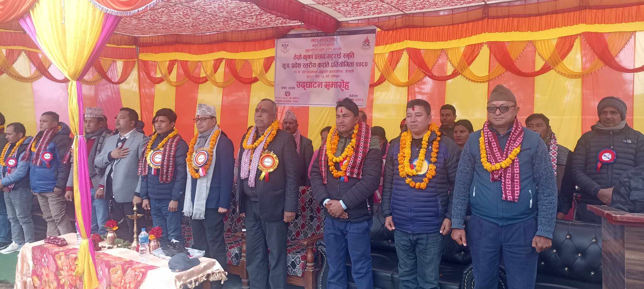 गोदावरीका तीन वडा अध्यक्ष को रणनीति :खेल मार्फत बिकासमा दबाब, मन्त्री देउबा पुगे पुरानो मालाखेती